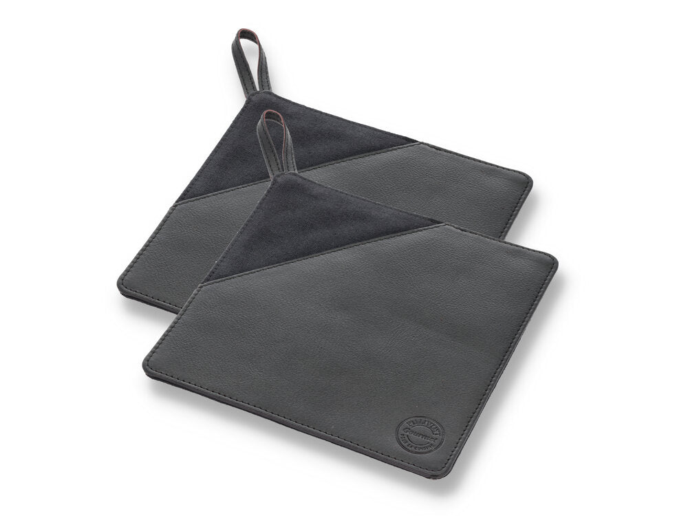 Grydelap, sort - 2 stk.